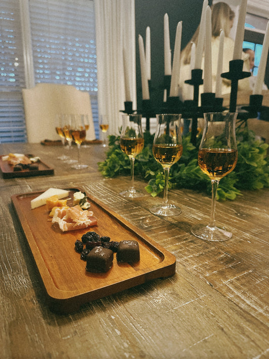 Whiskey tasting in home